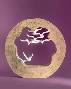 Twiggle Birdscape Wood & Metal Wall Decor