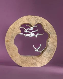 Twiggle Birdscape Wood & Metal Wall Decor