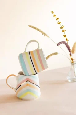 Twilight Handpainted Ceramic Mugs - Set Of 2