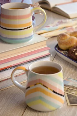 Twilight Handpainted Ceramic Mugs - Set Of 2