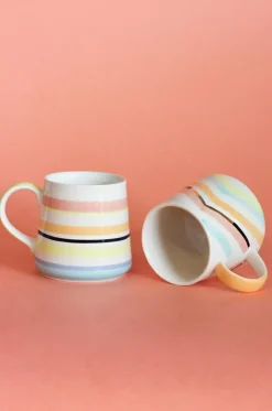 Twilight Handpainted Ceramic Mugs - Set Of 2