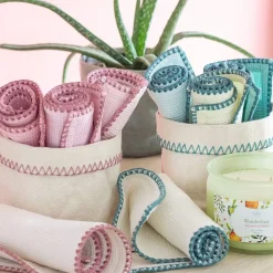 Waffle Face Towel- Set Of 4