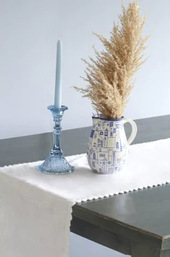 White Prairie Hand Crochet Table Runner