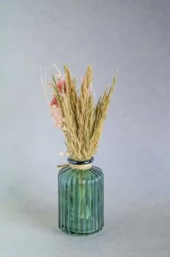 Wildflowers Natural Dried Flowers Bouquet In Glass Jar