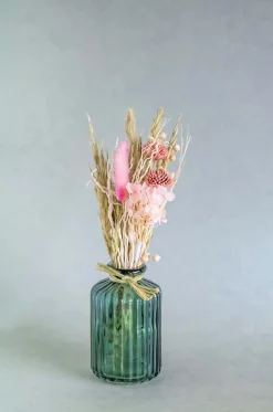 Wildflowers Natural Dried Flowers Bouquet In Glass Jar