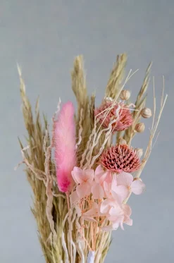 Wildflowers Natural Dried Flowers Bouquet In Glass Jar
