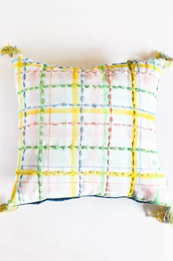 Zelda Embroidered Cushion Cover - 18 Inch X 18 Inch