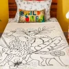 Zookeeper My Colouring Bed Cover-Single