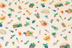 Zookeeper Ribbons And Flowers Sheet And Shams Set-Fitted Sheet