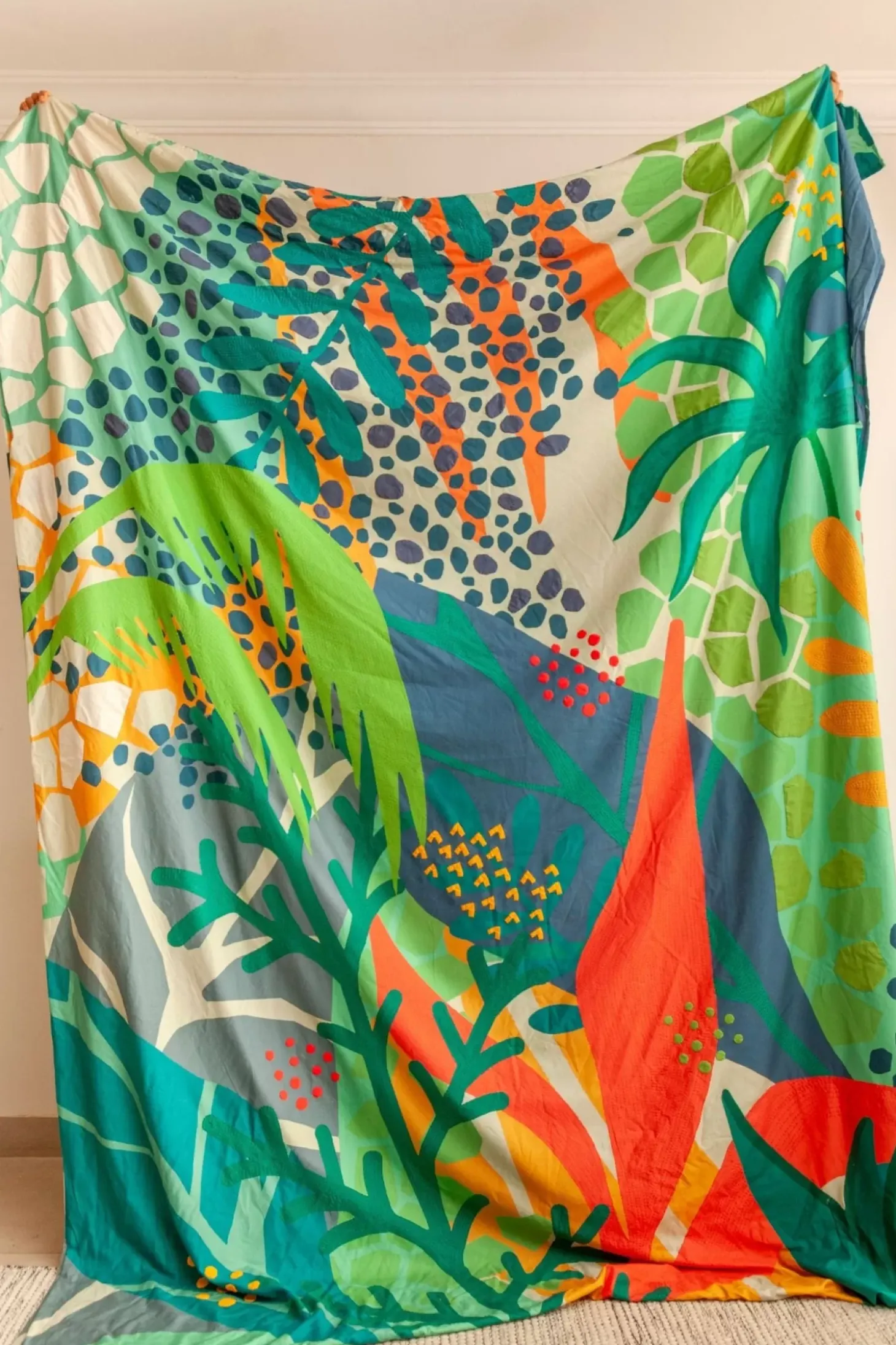 Zookeeper Spot The Leopard Bed Cover-Double