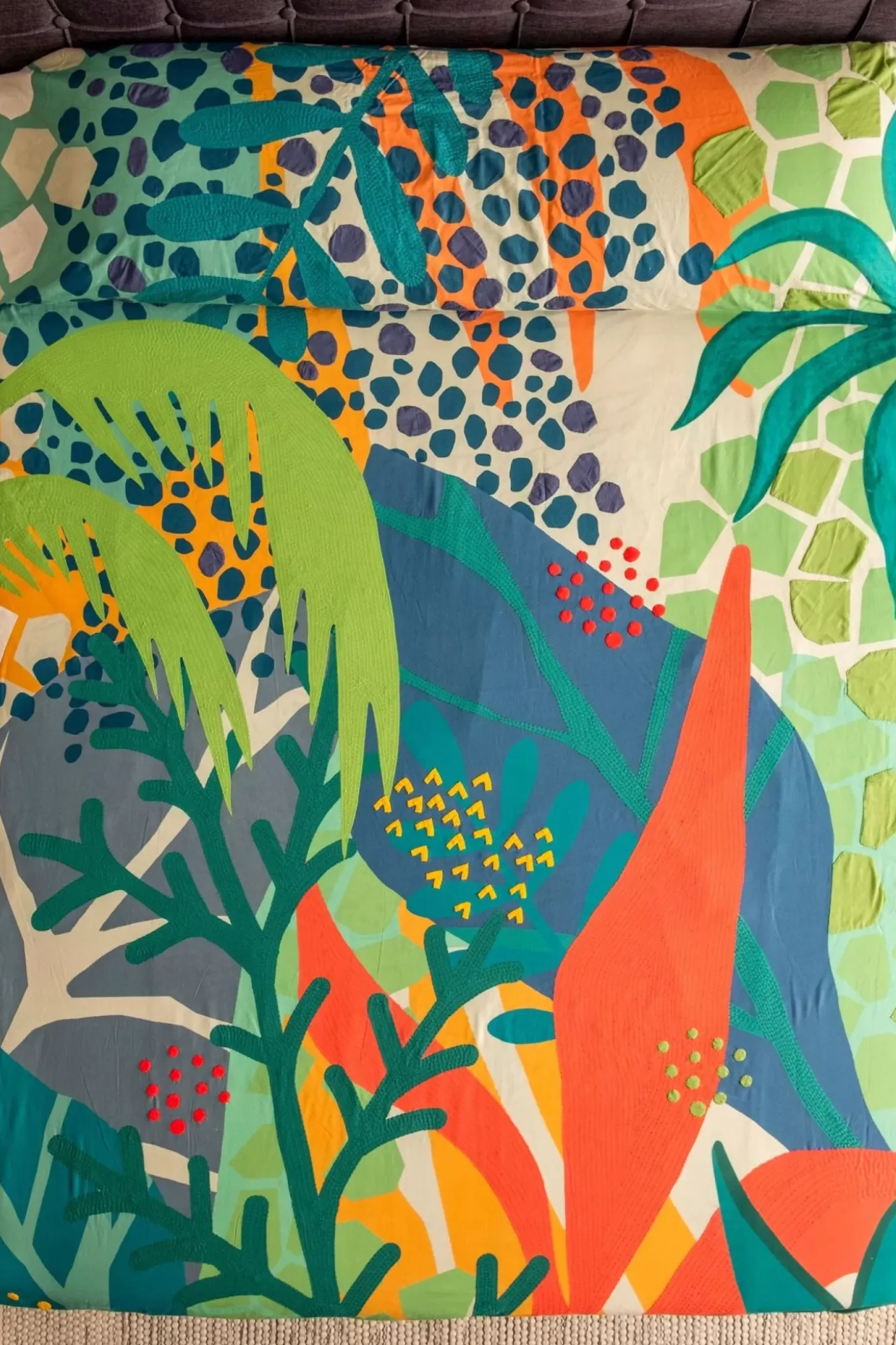 Zookeeper Spot The Leopard Bed Cover-Double